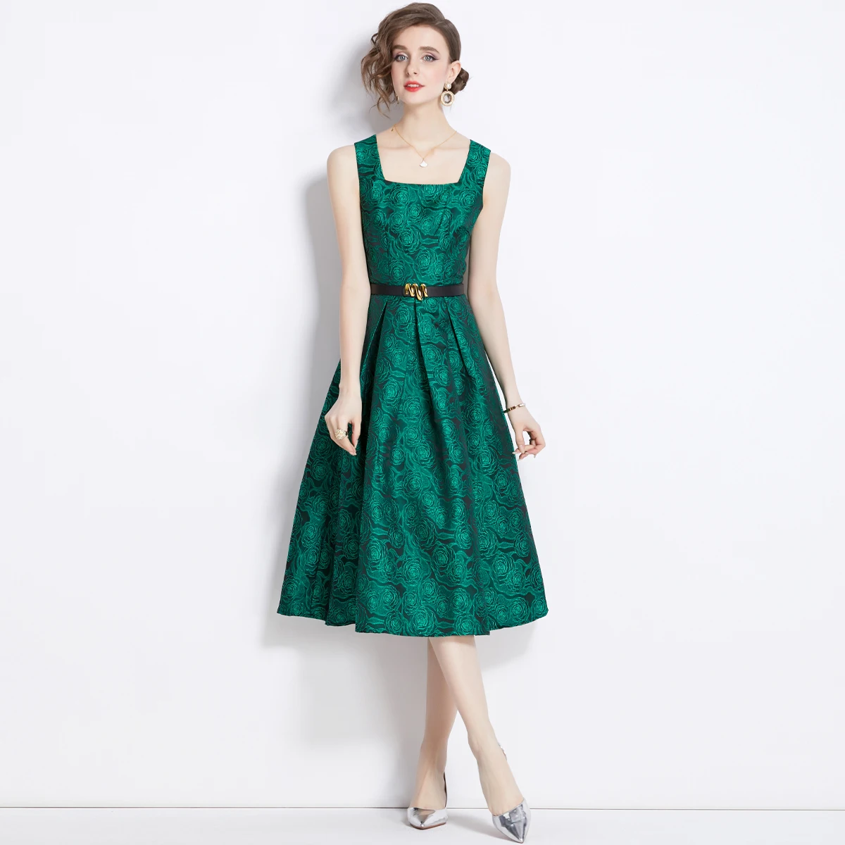 2089-90-703 Designer Manufacturers Custom Woman Clothes Wholesale Prom Inspiration Elegant Vintage Lady Oem  Long Dresses