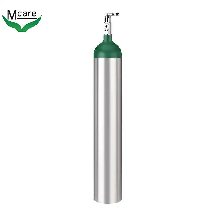 China DOT  ME Medical Portable Aluminum Oxygen Cylinder Gas Tank With Trolly