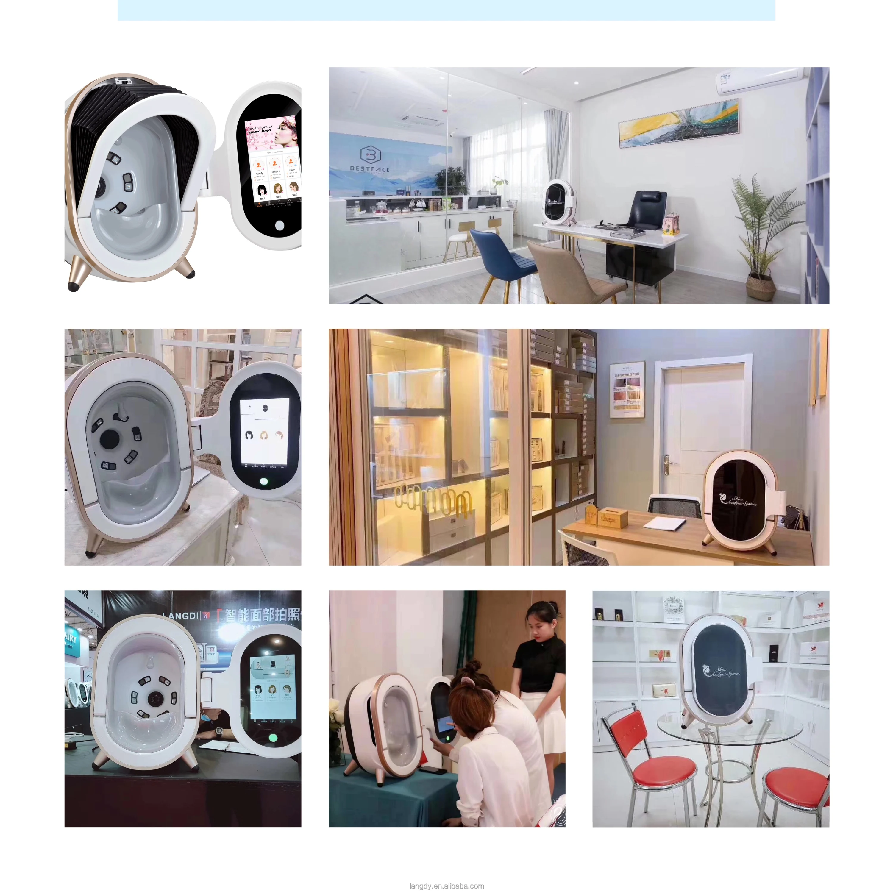 Dermatoscope Digital Testing Professional Skin Analysis With Beauty Salon/Spa/Clinic