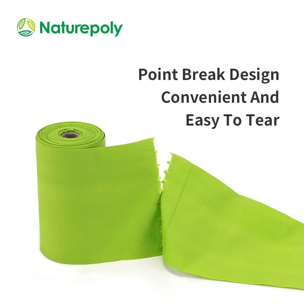 Wholesale Bin Bags with Your Logo Biodegradable Plastic Bag Compostable Cornstarch Garbage Kitchen Trash Bag