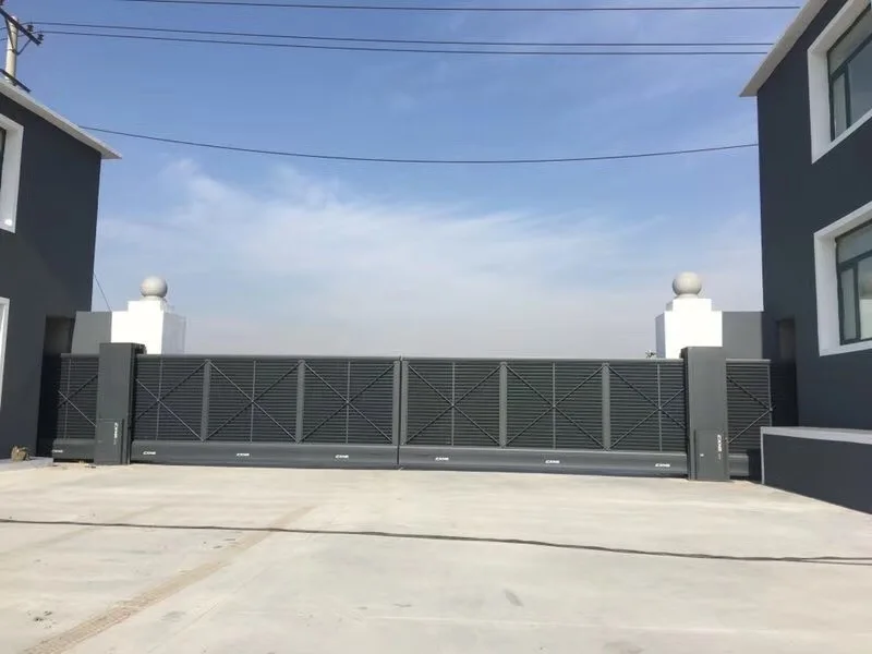 Автоматические консольные раздвижные ворота с датчиком