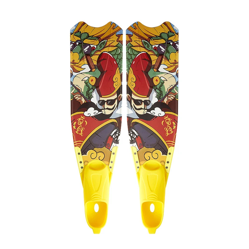 Модные Силиконовые плавники для подводного плавания со съемными плавниками