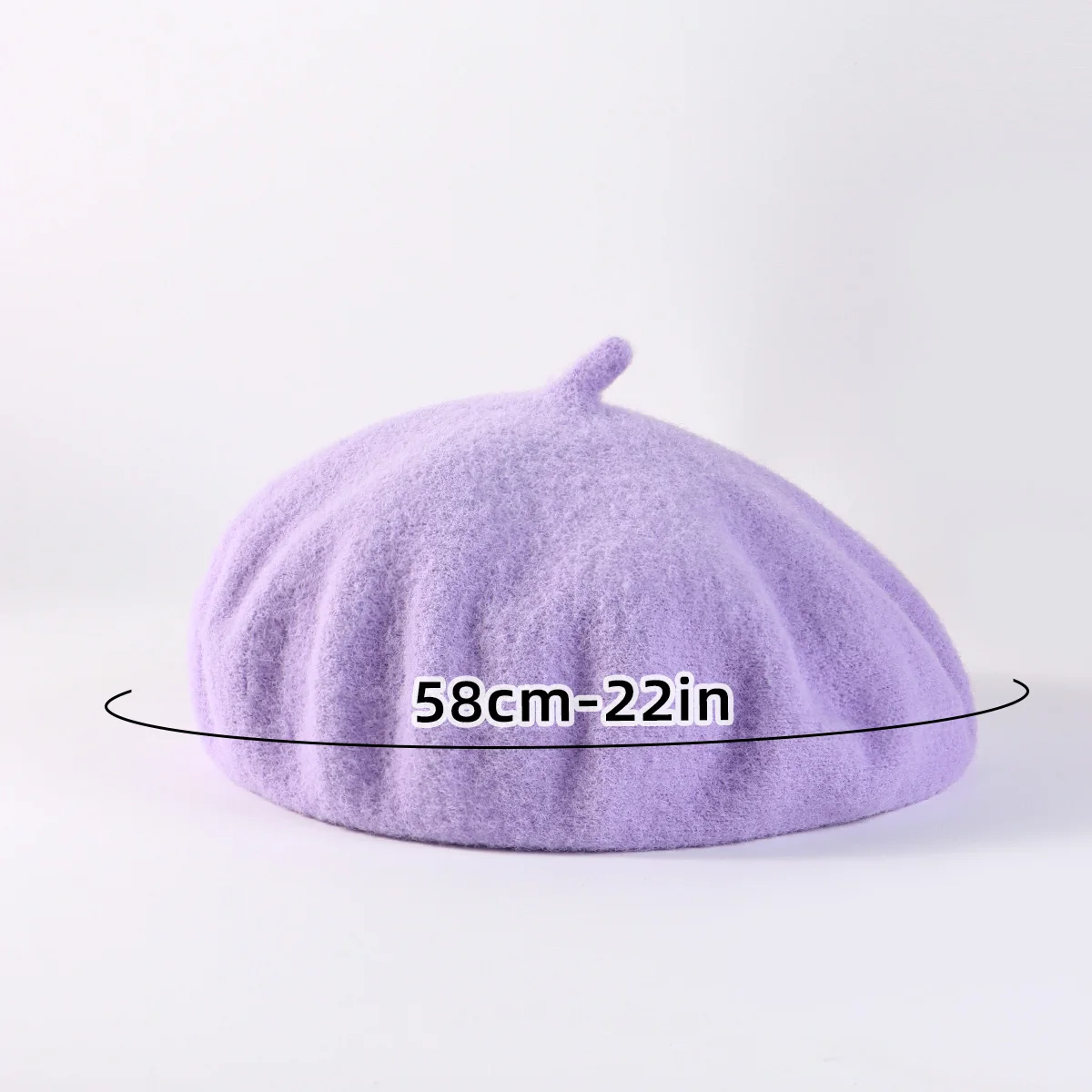 Hot Sale Factory-Designed French Beret Cap Customized Colors Soft Knitted Wool Berets for Adults Kids Winter Warm Beret Artists