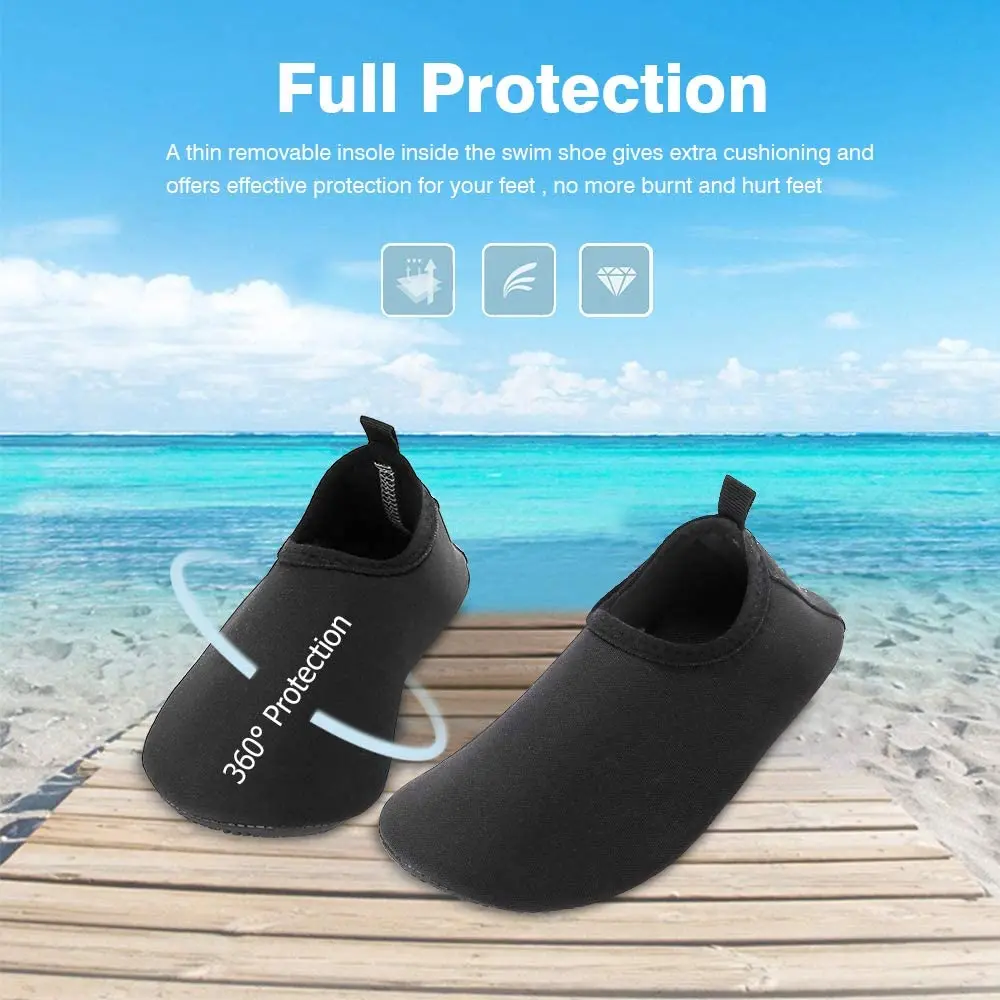 free sample Unisex neoprene beach diving socks foldable swimming shoes soft sole waterproof dive shoes