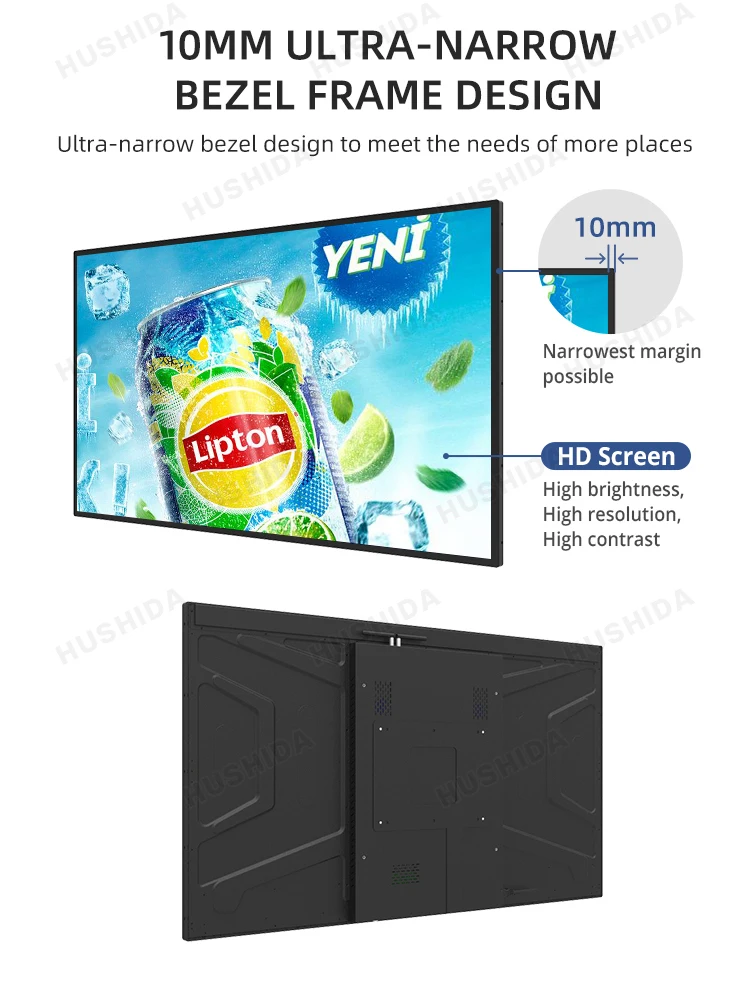 Большие размеры 32-43 55 дюймов/дата/неделя/экран lcd настенное крепление ресторана кофе фаст-фудов Крытый доска