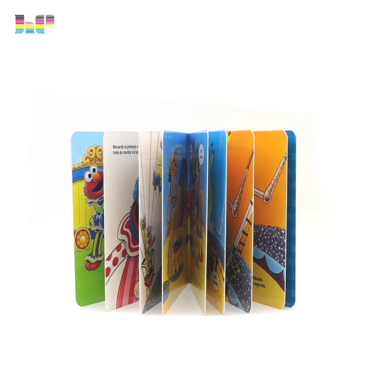 Top quality cardboard children book children board book printing service