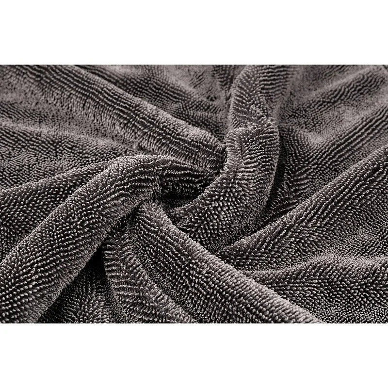 MaxShine 1200GSM Duo Twisted Colorful Drying Towel Duo Twist Loop Towel For Car Drying