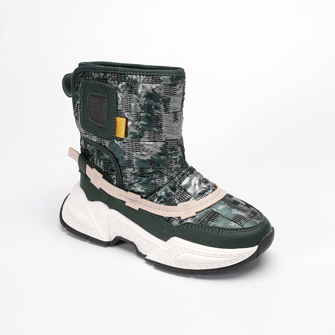 Boys Winter Shoes Korean Design Size 25-37 Children Casual Shoes for Boys PU Leather Martin Boots for Kids