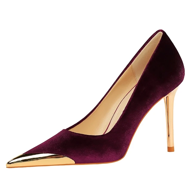 up-1478r Simple Korean Party 10cm Thin High Heel Shoes Dress Office Pumps Heels for Party