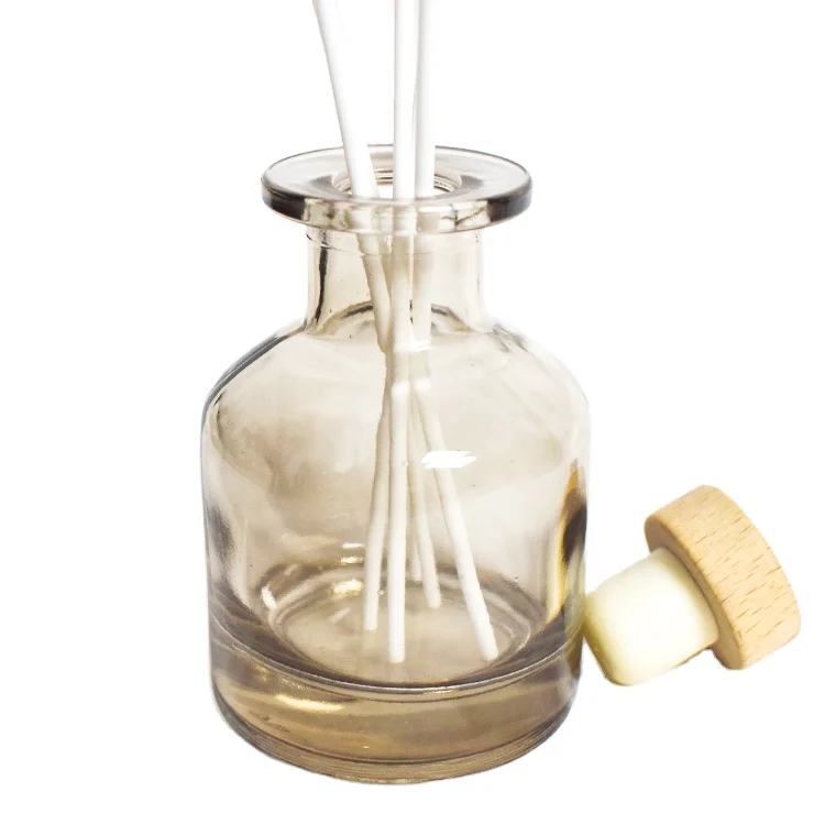 Custom Luxury 100Ml 150Ml 200Ml Essential Oil Aromatherapy Aroma Diffuser Bottle Empty Amber Glass Reed Perfume Diffuser Bottle