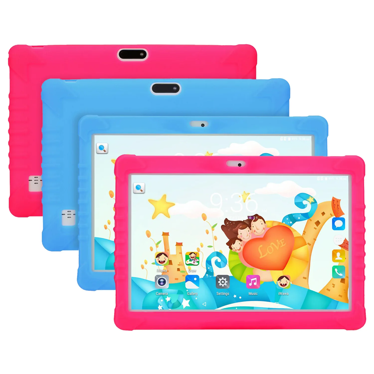 10 дюймов 3G планшет PC Детский Обучающий ПК MTK6580 Quad Core 1 ГБ/16 ГБ 2 ГБ/32 Wi-Fi Android 6 0/7 0