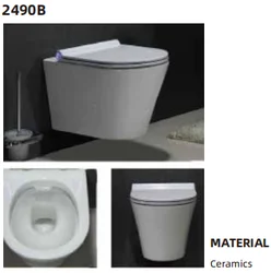 Apartment sanitary ware integrated toilet gravity flush bathroom wall-mounted ceramic toilet