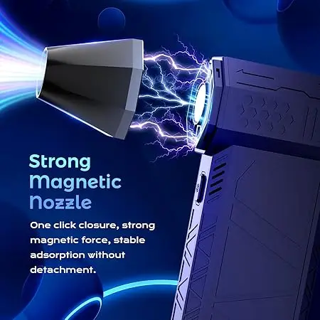 Rechargeable Mini Turbo Jet Fan Turbo Violent Fan 120,000 RPM For Hotel Powerful Blower with High-Speed Duct Fan