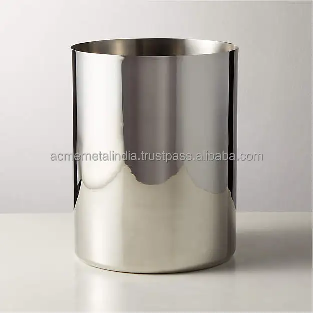 Мусорная корзина для ванной комнаты золотого и серебряного цвета мусорная кухни ресторана бара нержавеющая сталь латунь золотой цвет никелирование лучшая покупка