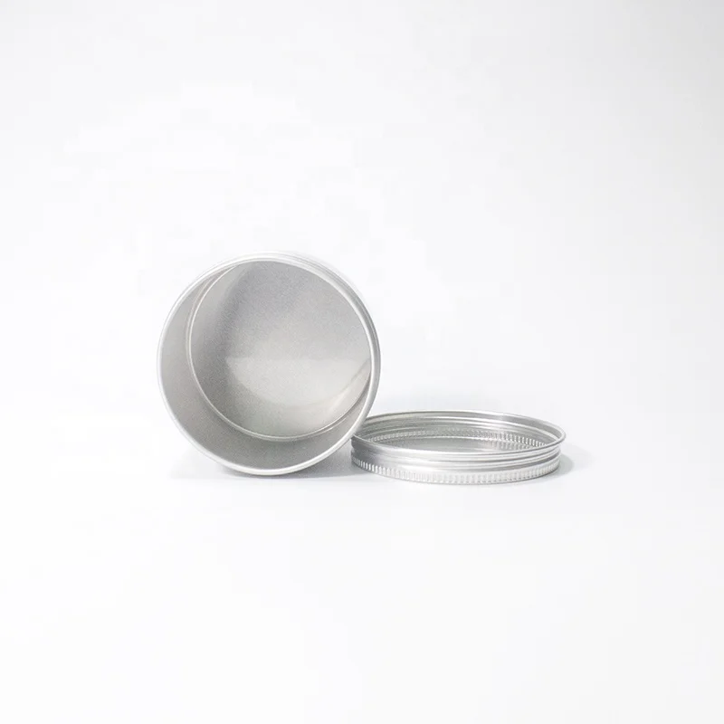 Guangzhou factory wholesale empty aluminum metal can sealed packaging container tea pomade car wax aluminium can 180ml 6oz