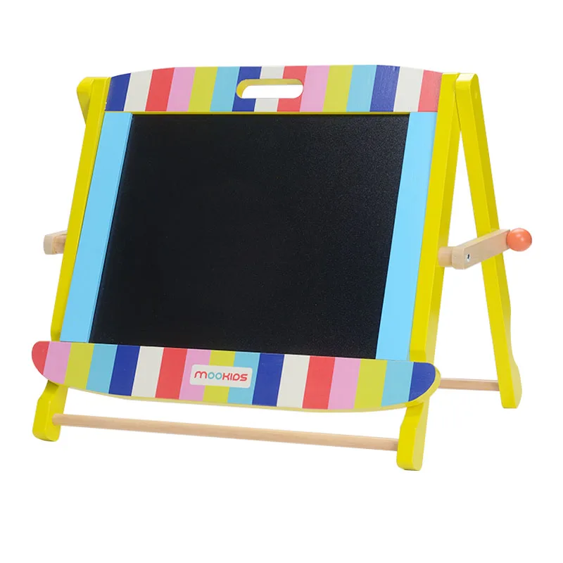 Mini Colorful Blackboard Kid Wordpad Wooden Graffiti Board Educational Toys For Children mini easel
