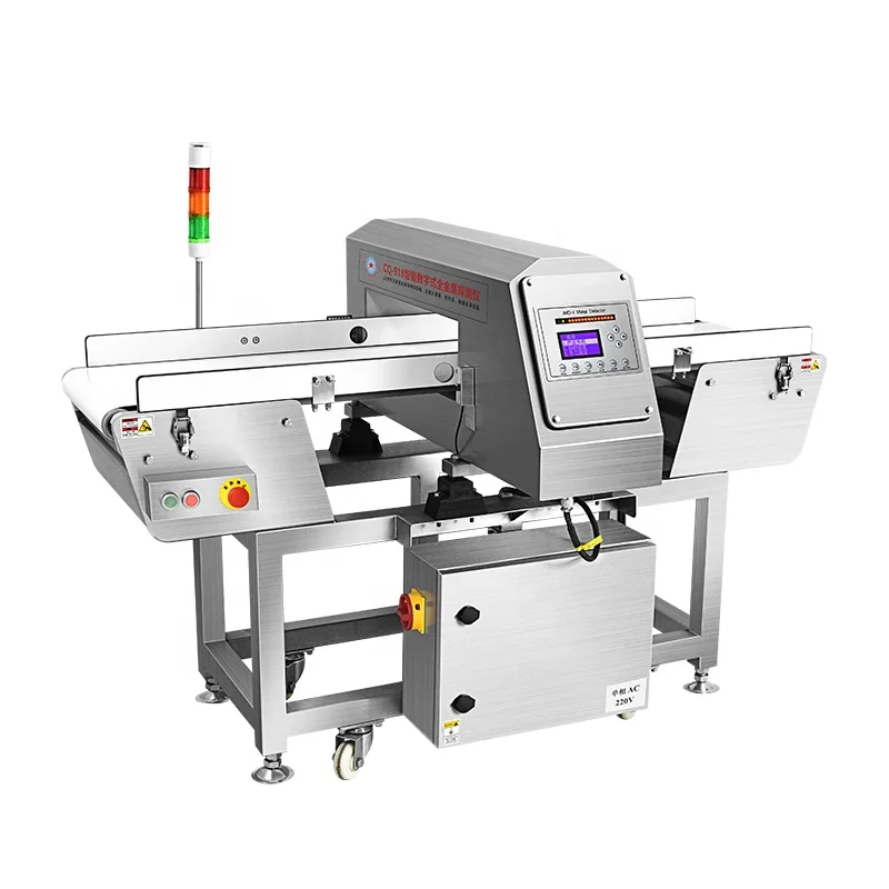 Высококачественный металлоискатель с конвейерной лентой для мяса, грибов, конфет, закусок, фруктов и овощей