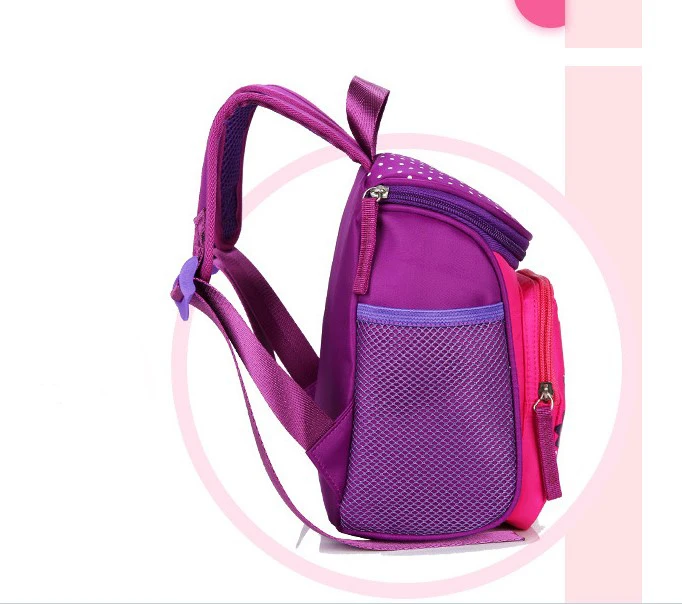 OEM New Polyester Small  Kids Backpacks  Cartoon Schoolbag for Boys and Girls