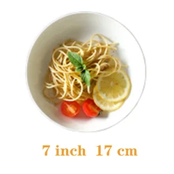 Factory Noodles Ceramic Plate Dinner Plates For Weddings White Ceramic Dish