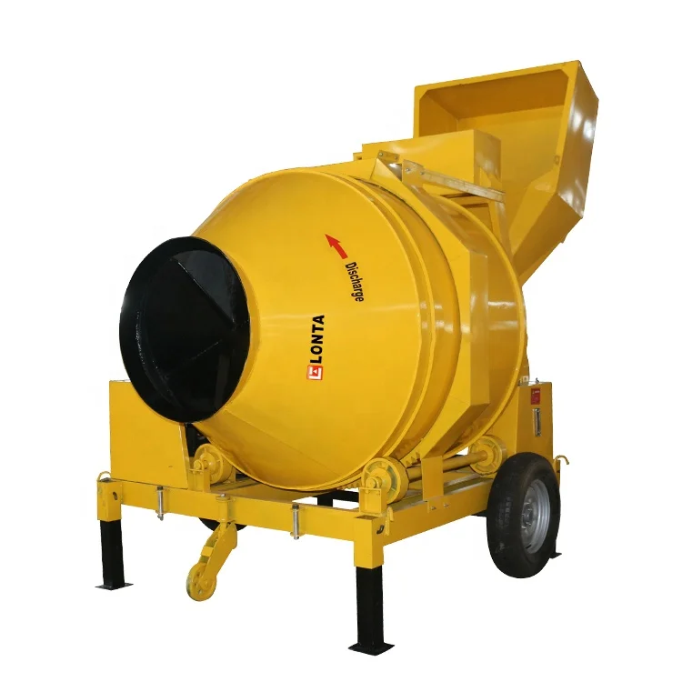 LONTA JZC750DH 750L 5 bags hydraulic pump diesel self loading mud mortar cement mixer machine concrete mixer machine 750L