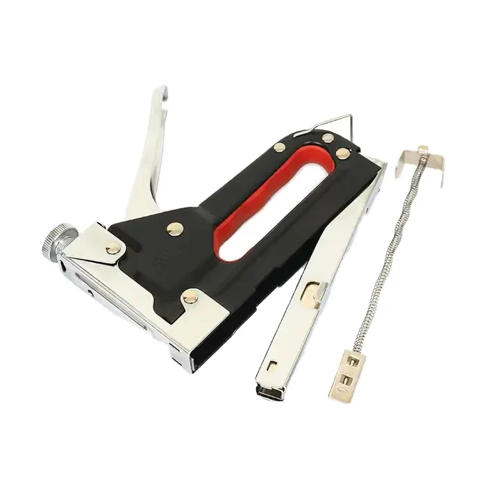 2024 cheap factory metal woodworking gun heavy duty 3-in-1 hot manual tacker staple nail gun