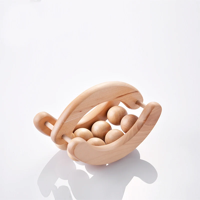 Back massager Wooden Roller Reflexology Massager Tool