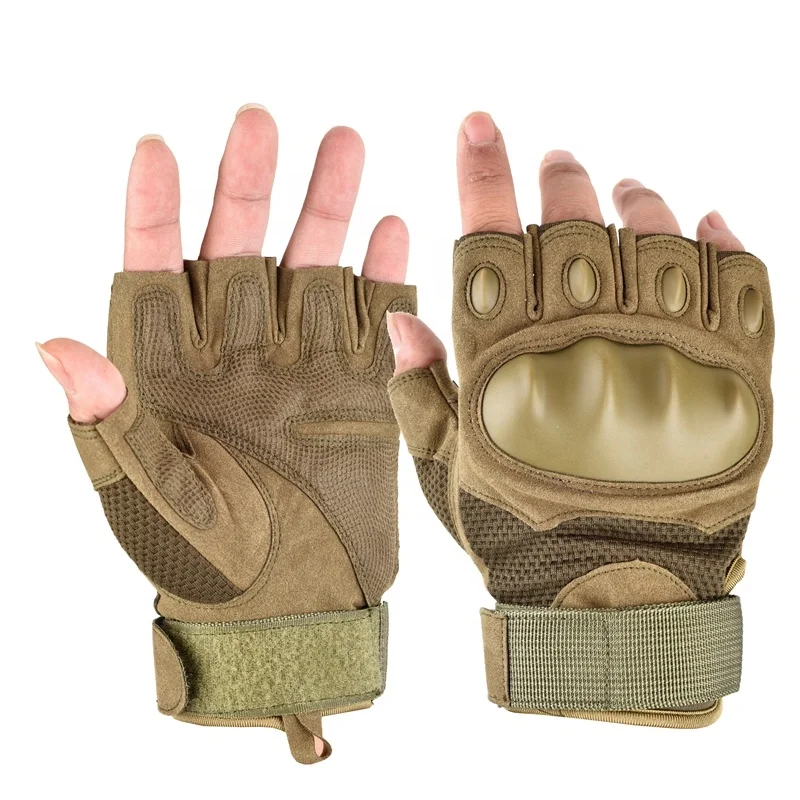Перчатки на полпальца для спецназа, полицейские тактические перчатки с защитой от порезов