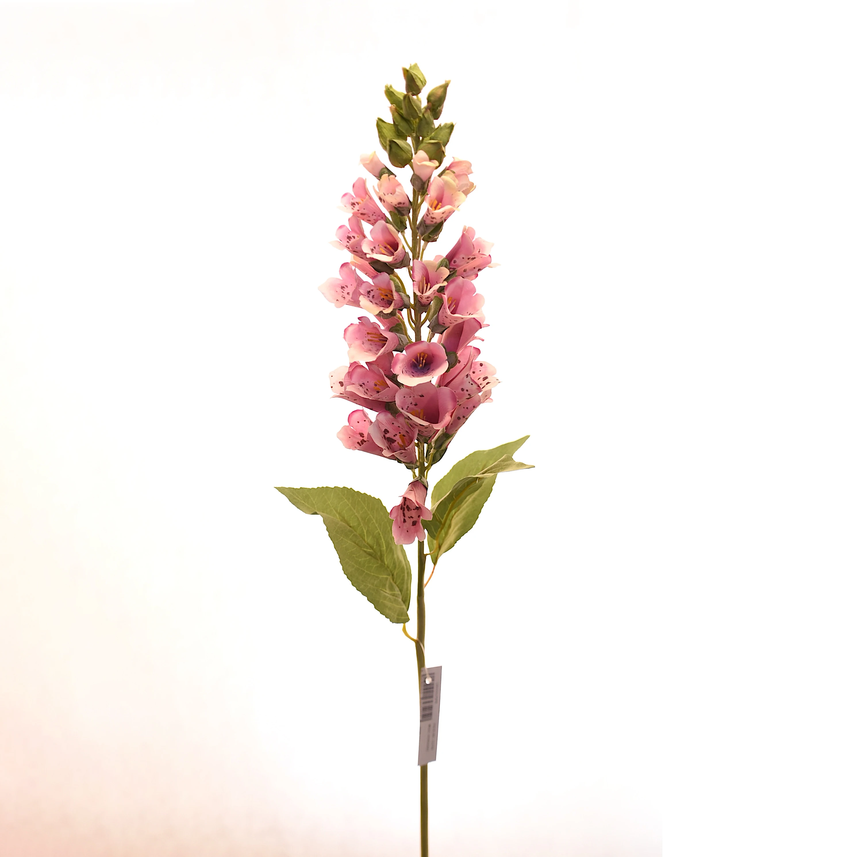 Artificial White Foxglove Flowers Stems Spray DIY Wedding Flowers Silk Bridal Bouquets Wedding Centerpieces