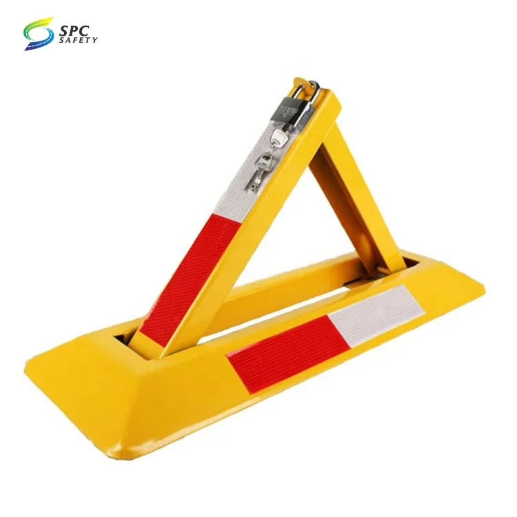 Hot sales Steel Reserved private car space protector manual parking blocker barrier ground Lock T shape Outdoor Parking Lock