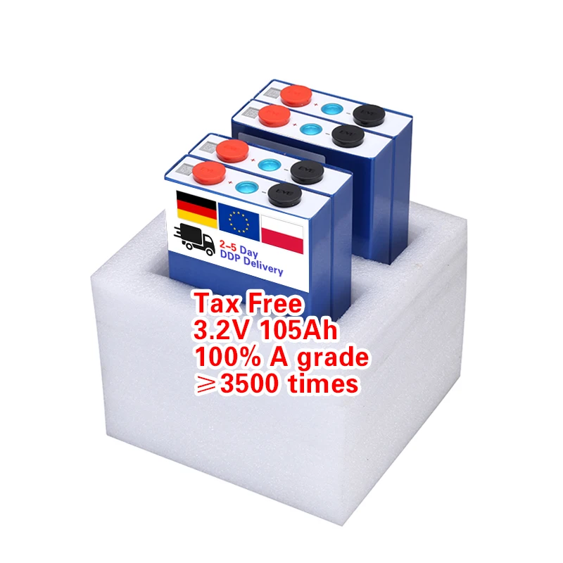 EU/USA Stock, новый бренд 6000 жизненных циклов EV LF50K 3,2 V 50Ah Lifepo4 аккумуляторные элементы 3,2 V