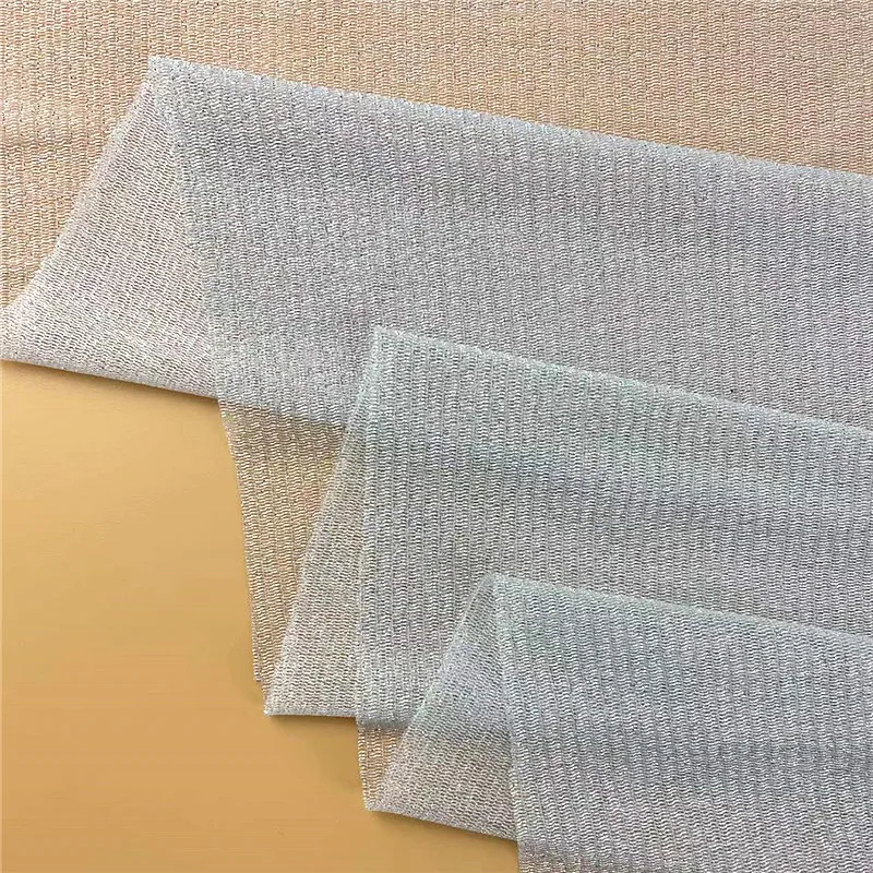 Серебристое металлическое белое Сетчатое платье, ткань для сцены невесты, пикантное платье, тканевая дизайнерская ткань, костюм для вечеринки, танцевальная одежда, ткань для платья