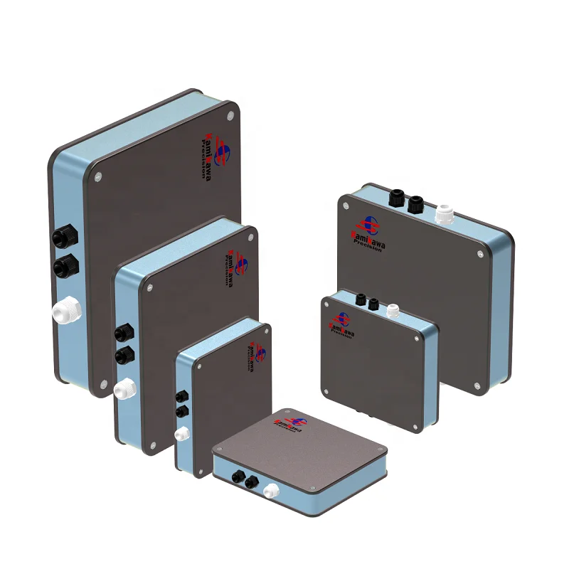 Kamikawa Precision High Quality Custom IP68 Outdoor Box Waterproof Metal Enclosure Aluminum Cable Electrical Junction Box