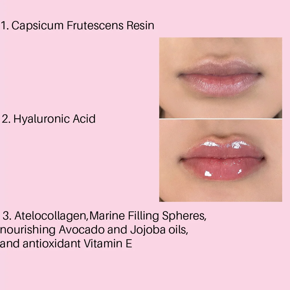 New Lip Gloss Vegan Lip Enhancer Glitter Gloss Lip Oil Private Label