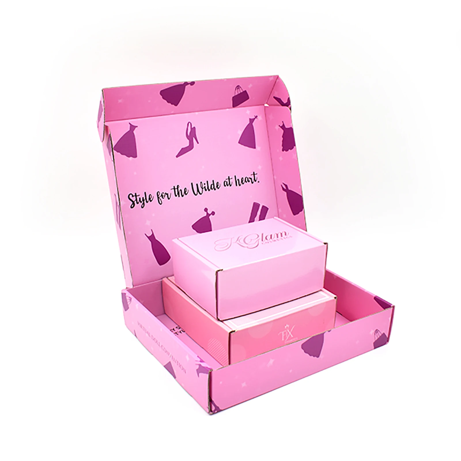 wholesale custom logo printed gift wedding dress packaging box
