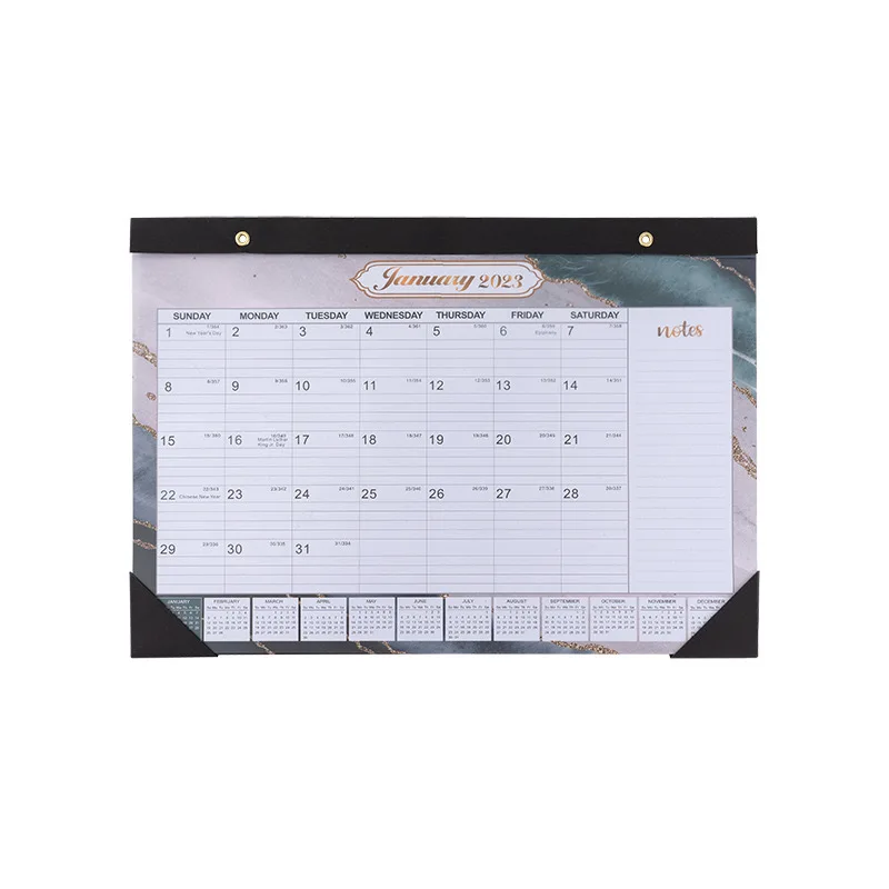Top Design Cheap Custom Printing Saddle Stitching Wall Calendar 2024