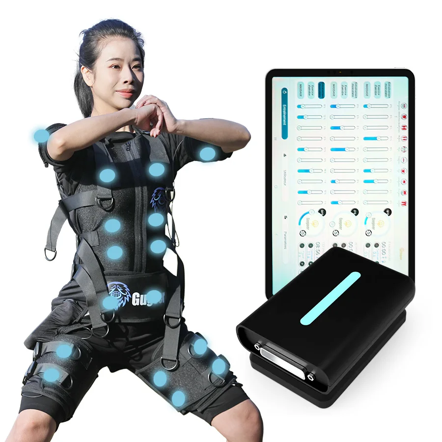 Newest muscle stimulator electronic smart fitness ems body training machine suit