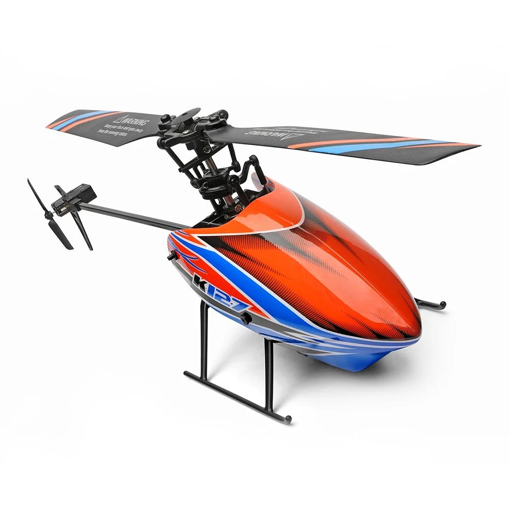 Новый хоши WLtoys K127 вертолет 4CH RC 6-axis Gyro с одним лезвием для дистанционно управляемого летательного аппарата пульт дистанционного управления Вертолет Самолет RTF