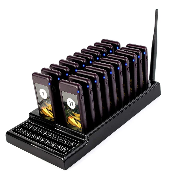 Wireless Calling System Pagers Restaurant Call Button Beeper Service Receiver Waiter Calling System