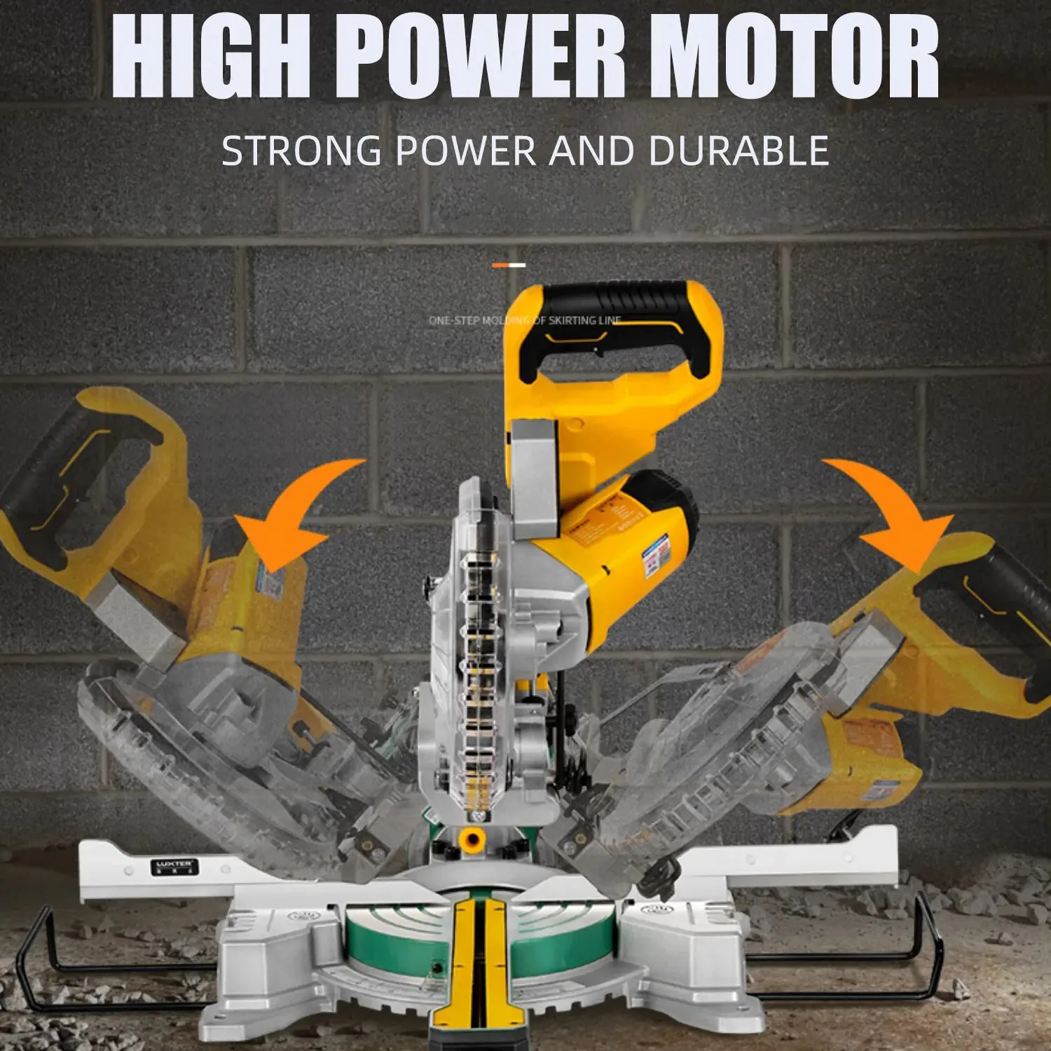 Professional Multifunctional Aluminum Alloy 1400W woodworking cutting  sliding miter saw machine