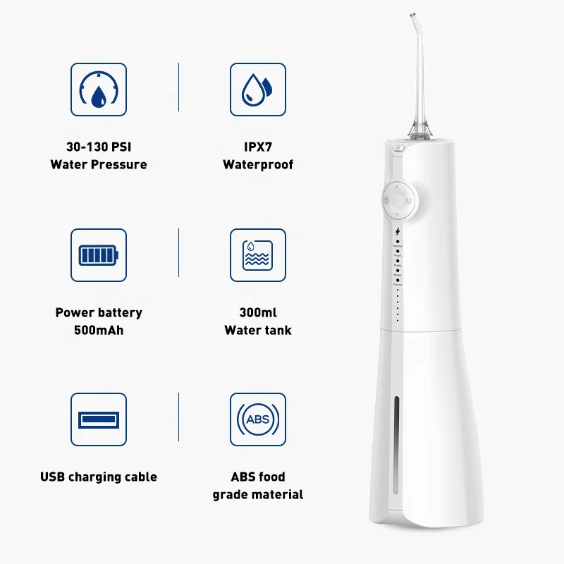 Smart Cordless Water Flosser Portable OEM/ODM Oral Care Home Used Water Flosser For Teeth Cleaning Water Jet Flosser