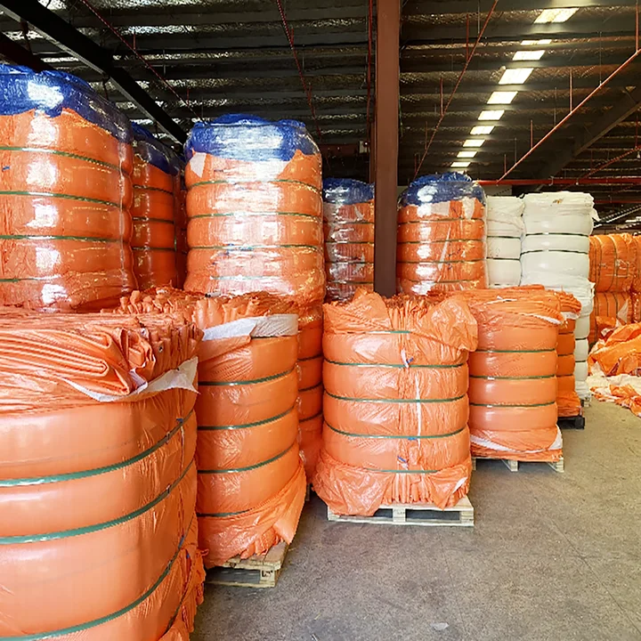 High Quality Orange Color Custom Size Tarps Heavy Duty Waterproof 180 GSM Pe Tarpaulin Cover tarpaulin banner