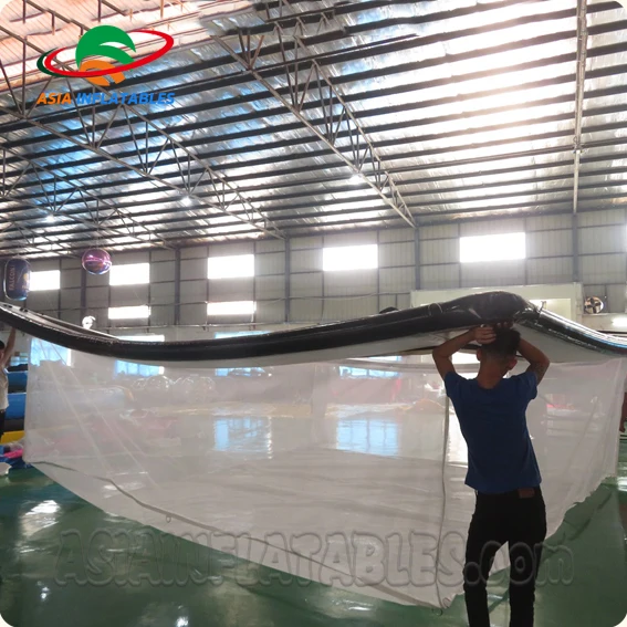 Portable Inflatable Floating Ocean Sea Swimming Pool / Inflatable Pool Yacht