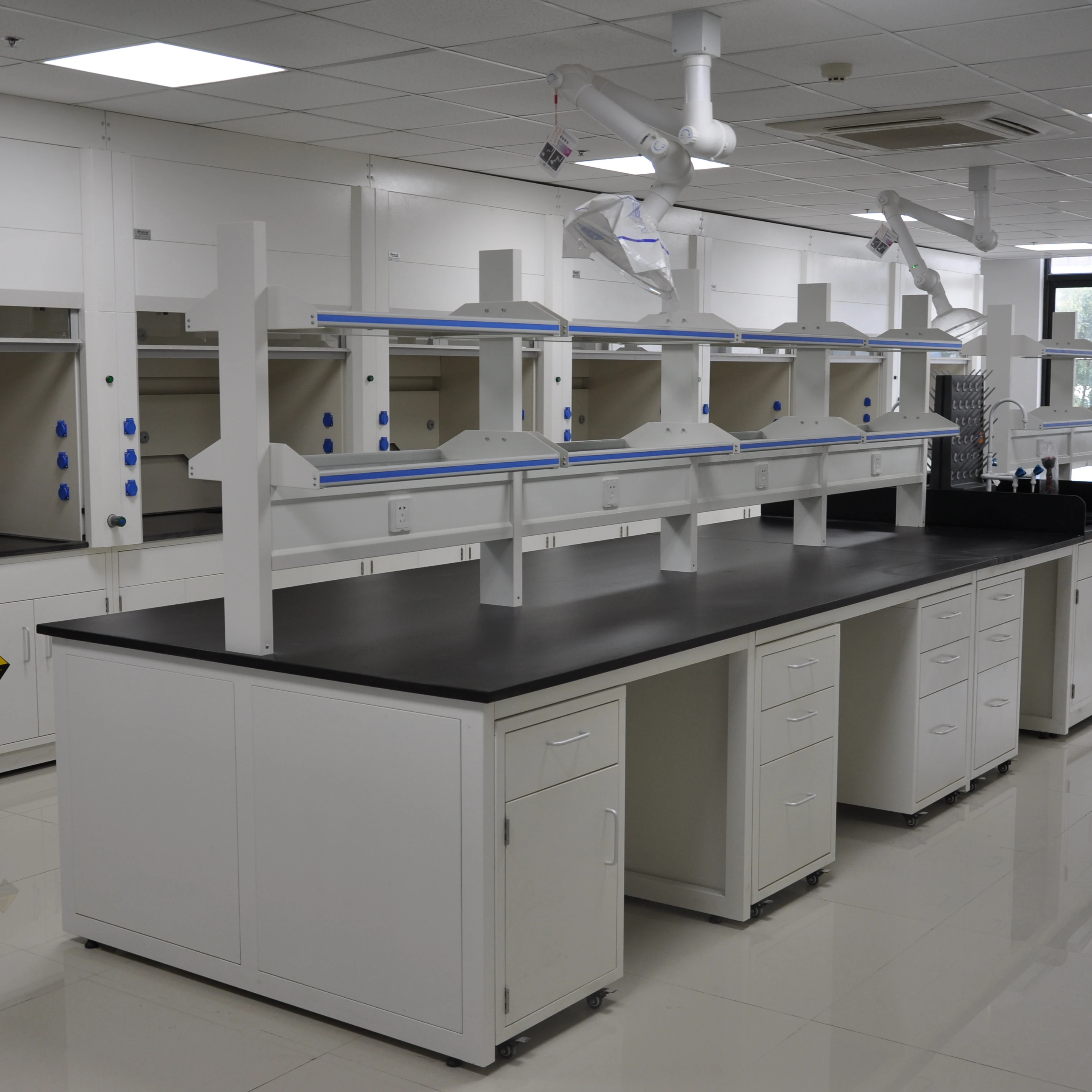 Chinese Supplier   Laboratory Furniture Floor Mounted All Steel Structure Workbench