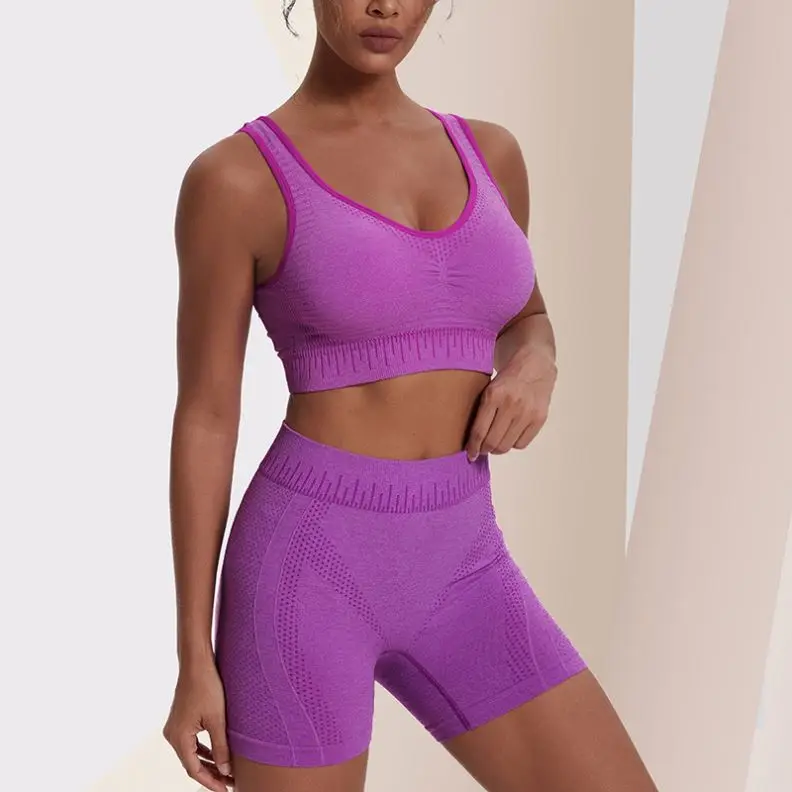 High-strength shockproof U-shaped beauty back exercise underwear no steel ring no trace zero binding comfortable sports