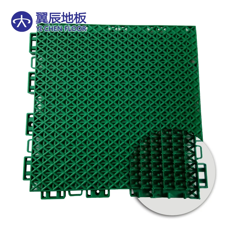 pp outdoor floor interlocking plastic interlocking tile