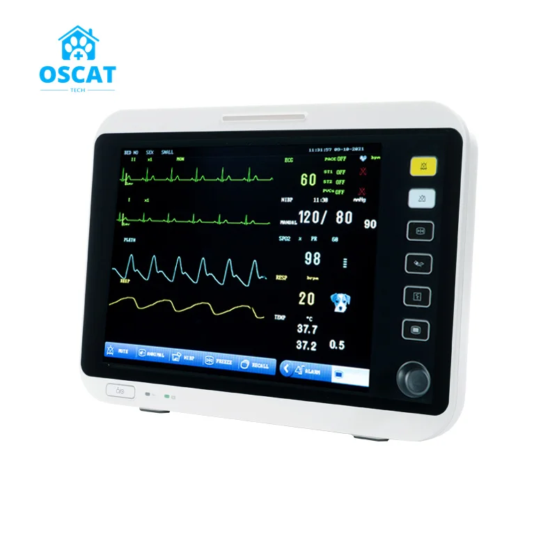 OSCAT Veterinary Equipment  Pet Diagnostic Equipment Veterinary Multi Parameter Monitor for Cat Dog EX-19