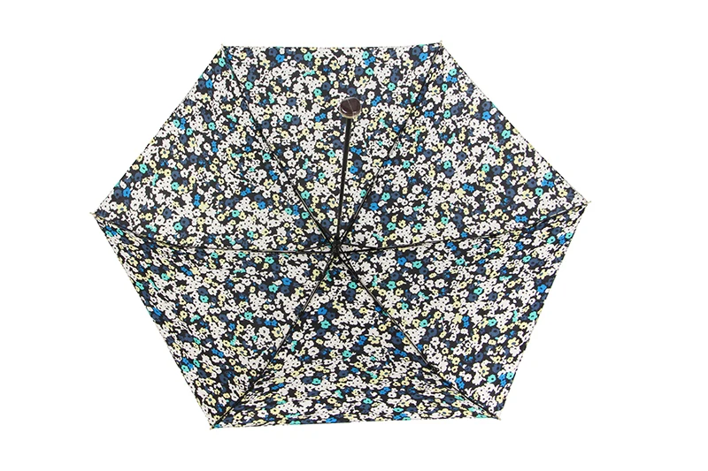 3 folding Japan pattern pongee printed ladies women umbrella with carrying bag