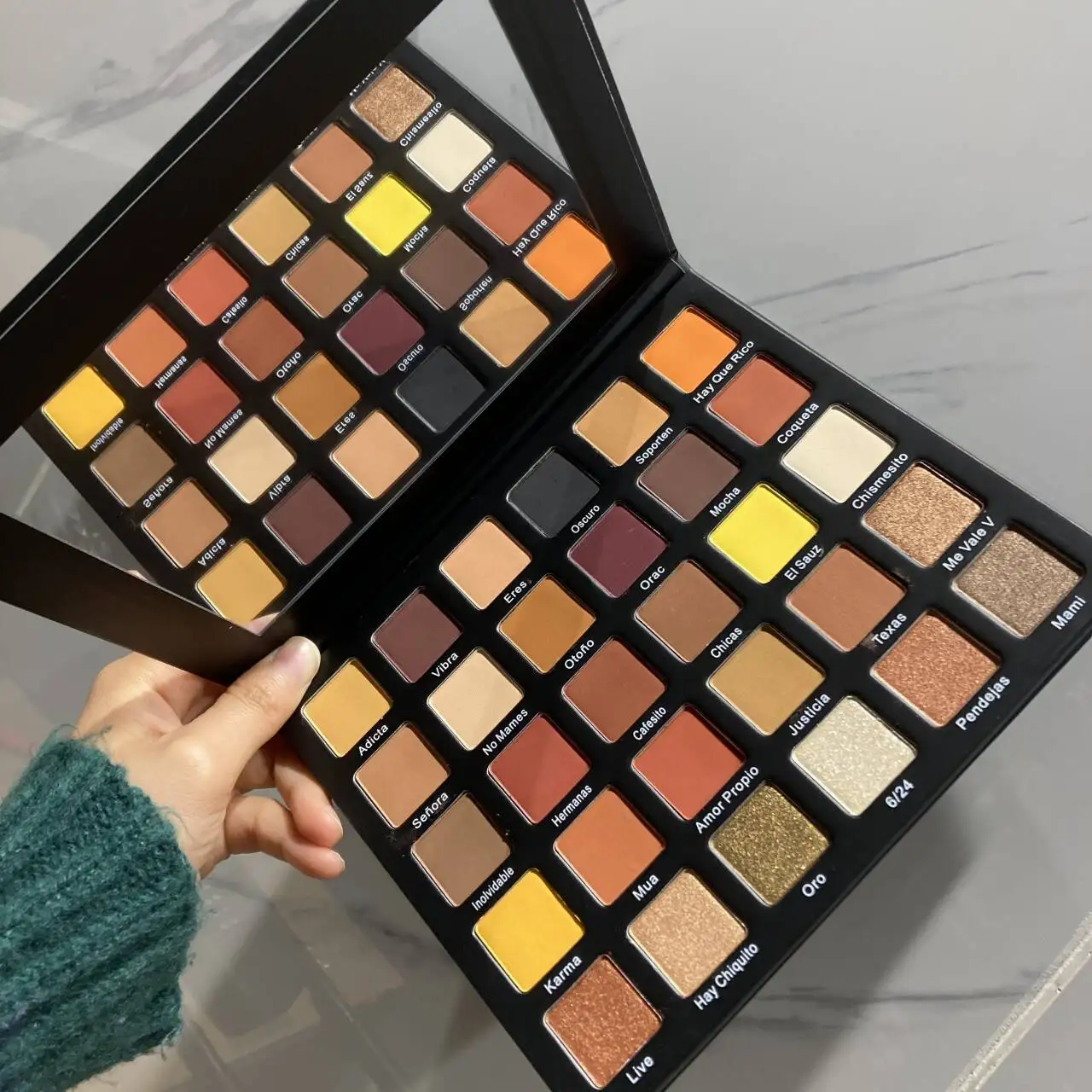 DIY Eye shadow Palette High Pigment Accept Private Label Square Eye shadow Face Makeup Waterproof Eye Shadow