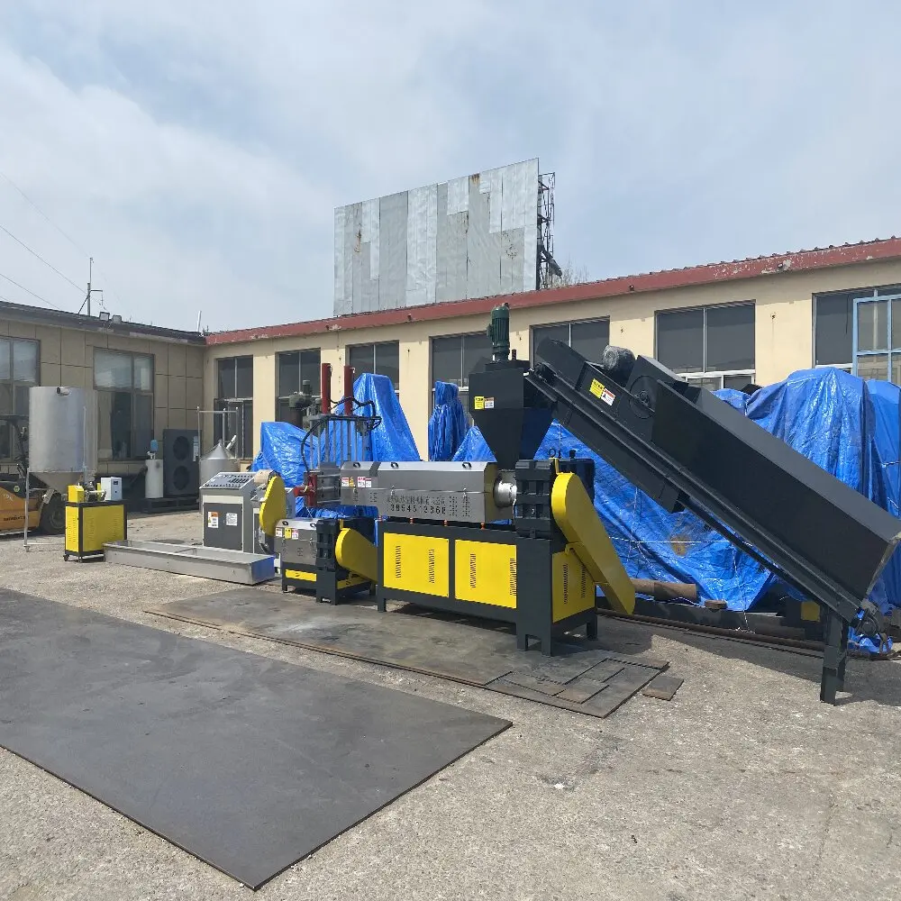 Automatic new PP PE PET plastic product recycling machine Plastic Recycling Extruder Granulating plastic pelletizing machine