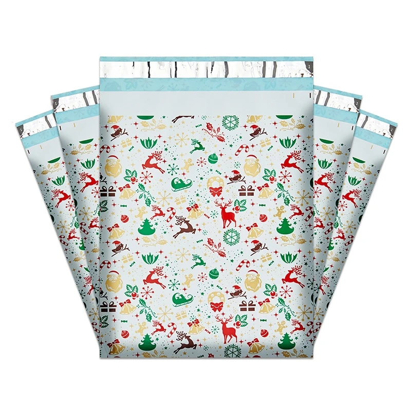 New Christmas Elements Express Packaging Thickened Logistics Poly Bags In Stock